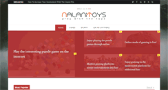 Desktop Screenshot of nalanitoys.com